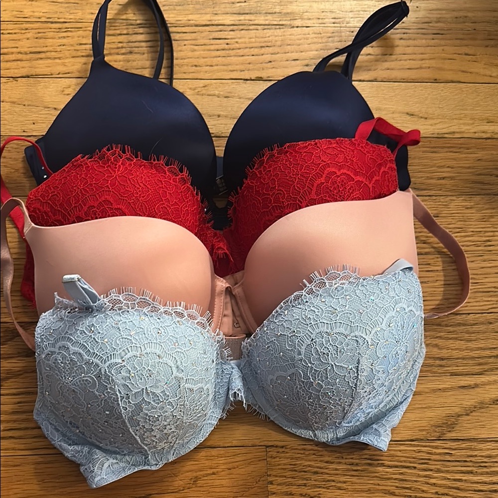 Victoria's Secret Lace Bras Satin 34D
